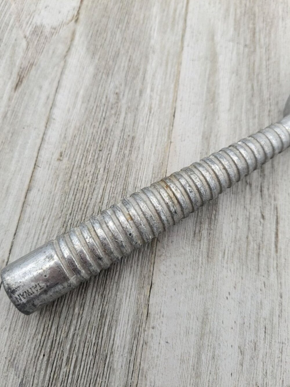 Metal Ice Cream Scoop Vintage Metal Ribbed 6 3/4" - Picture 6 of 7